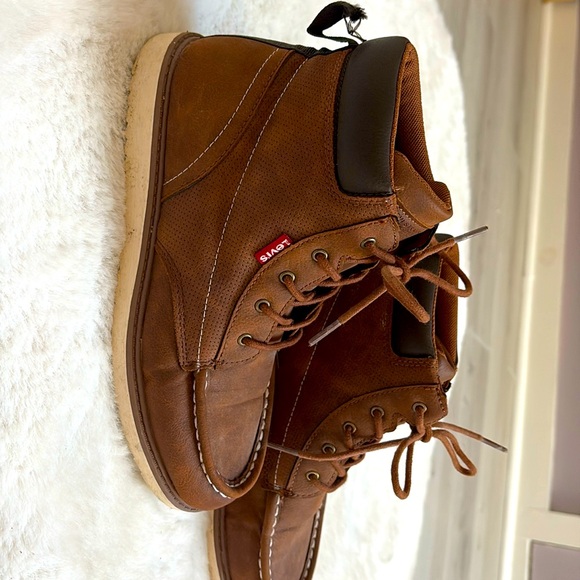 Levis boys high tops - size big boy 6 - Picture 1 of 7